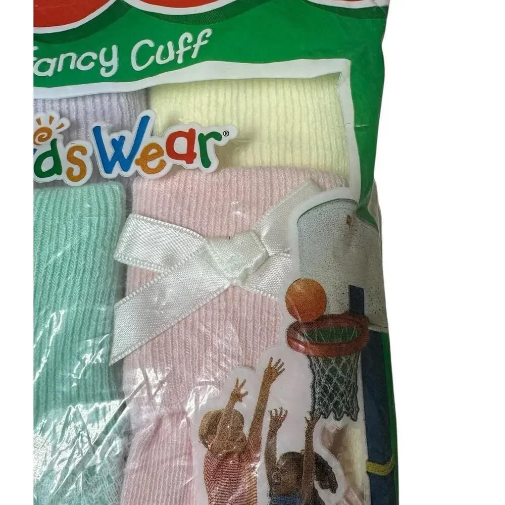 Vtg‎ Fisher Price Girls 4 Pair Dressy Fancy Ankle Bobby Socks Lace Bow 3-6 Years